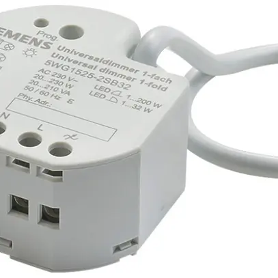 Actionneur-variateur KNX INC Siemens UP 525S32, 1-canal 230VAC 230W universal 