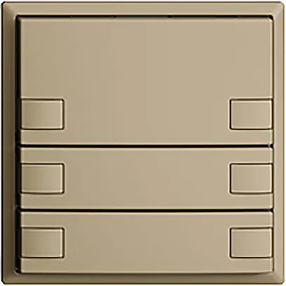 Pulsante INC KNX 6×EDIZIOdue sand RGB senza LED 