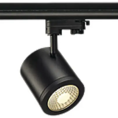 Projecteur LED Enola_C, 9W 850lm 3000K 55° avec adaptateur 3-phases IP20 noir 