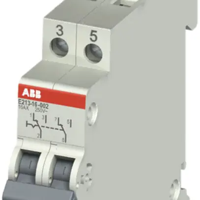 Deviatore AMD ABB E213, 16A/250V 2L 2C, 1UM, "I-II" 