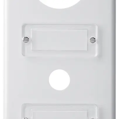 Placca di copertura INC basico 3×1 43+16+16mm bianco 