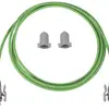 Cavo patch RJ45 R&MIndustrial, cat.6A S/FTP, 4P, PUR LSZH verde, IP67↔IP67, 2.5m 