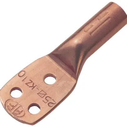 Cosse à sertir Flury AV 14 3-trous, Cu nu, 35mm², Ø 8mm 