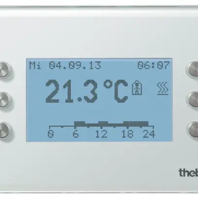 Thermostat d'ambiance pour une pièce AP KNX Theben VARIA 826 S blanc 