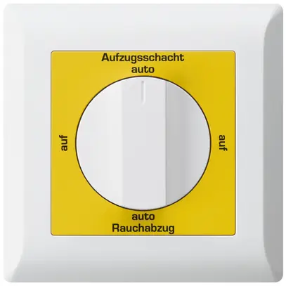 Interrupteur rotatif ENC kallysto.line pour exutoire fumée allemand blanc 