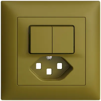 Kit frontale INC EDIZIOdue olive 88×88mm T23 