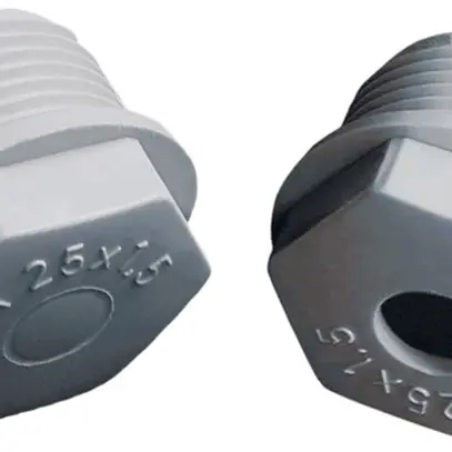 Passacavo PE M40 grigio chiaro 