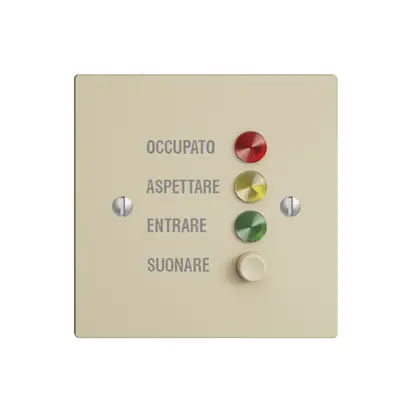 Stazione da porta EDIZIOdue per segnale di chiamata, vanille 