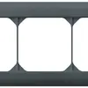 Telaio di copertura INC kallysto.line 1×3 antracite orizzontale 92×212mm 