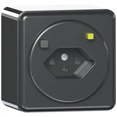 Presa FI AP CLASSIC T13 30mA nero 