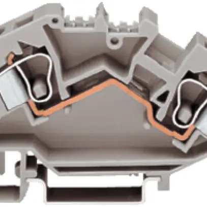 Borne de passage WAGO TopJob 10mm² gris 