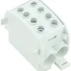 Bloc répartiteur Weidmüller WPD 103 2×70/2×50 1L connexion à vis TS35 gris 