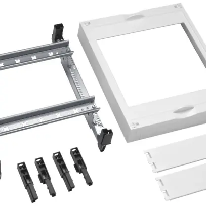 Baustein Hager univers N 300×250mm für 2 Trenner DIN00 auf Hutschienen 