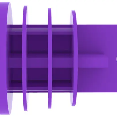 Tappo di chiusura universale M25 viola 