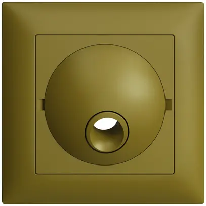Kit frontal ENC EDIZIOdue olive 88×88mm pour boîte de raccordement 