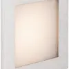EB-LED-Decken-/Wandleuchte SLV FRAME BASIC 3W 140lm 2700K 90×90×55mm silber 