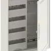 Distributore AP ABB CA 24VMW, 2-parte 4 file 48UM + media, porta-WiFi ventilata 
