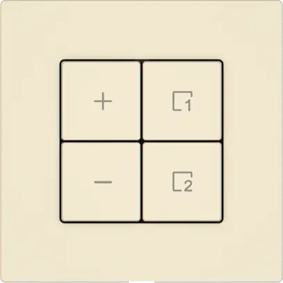 Regolatore DALI EDIZIO.liv Wiser SNAPFIX® 1 scena 4 tasti cr 