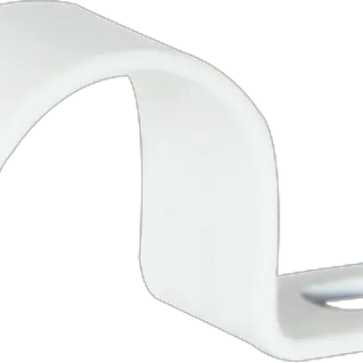 Bride Plica 1-lappig M16 Stahl lackiert hellgrau 