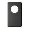 Plaque de recouvrement I-I 43mm+pleine noir 