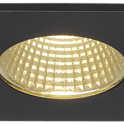 Downlight LED INS SLV PATTA-I, 12W 775lm 3000K quadrato IP65 nero 