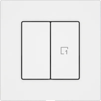 Interruttore a pulsante EDIZIO.liv Wiser SNAPFIX® 1 scena 2 tasti WLAN bi 