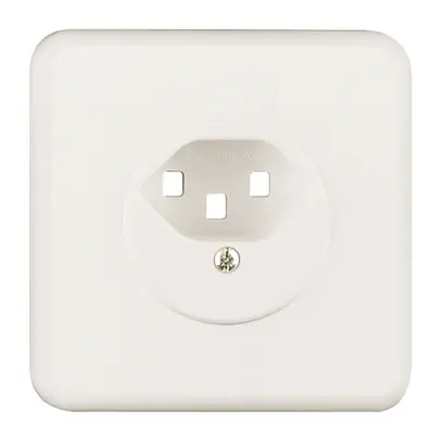 Kit frontale INC FH 1×T23 bianco per presa, morsetti a vite 