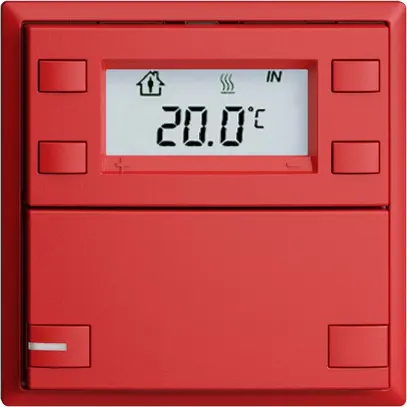 Poussoir RTH ENC KNX 1× EDIZIOdue F berry, avec LED RGB 