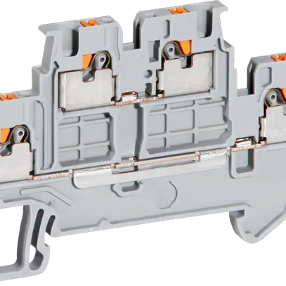 Morsetto a 2 piani CLIPLINE 0.14…1.5mm² grigio 