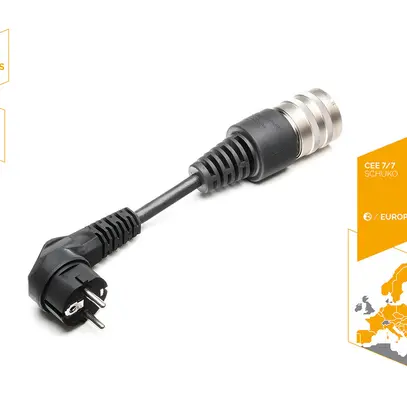 JUICE Adapter CEE 7/7 (Schuko) (EU) JUICE CELSIUS Adapter für JUICE BOOSTER 