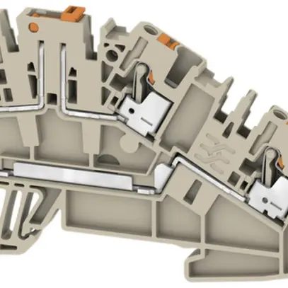 Borne d'installation Weidmüller AITB 2.5 LDT-L PUSH IN 2 étages 