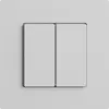 Interrupteur 2K/2T WLAN Edue Wiser gris clair 