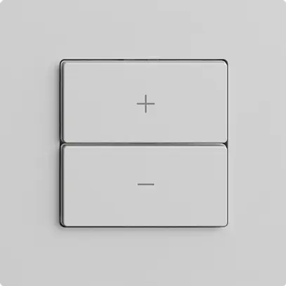 Stazione secondaria 1K/2T per dimmer Edue Wiser grigio chiaro 