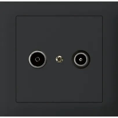 Presa di passaggio INS kallysto TV-R 19dB nero 