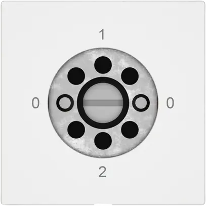 Interruttore rotativo EDIZIO.liv SNAPFIX® commutatore 2/2L s.cilindro bi 