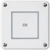 Contatto pulsante INC robusto IP55 bianco illuminato 