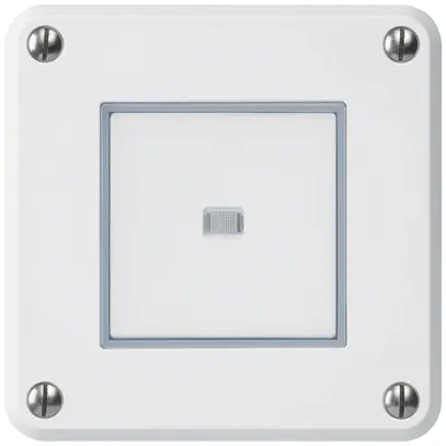 Contatto pulsante INC robusto IP55 bianco illuminato 