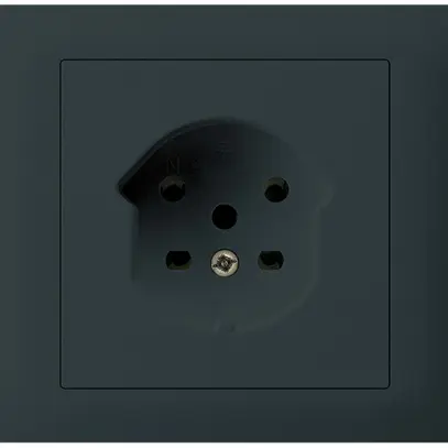 Prise INC HA kallysto type 15 avec bornes enfichables avec boîte G3 noir 