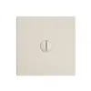 Plaque frontale EDIZIOdue crema pour obturateur 