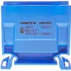 Morsetto di derivazione Woertz Ex 6…16mm² 76A 750V vite 2×1 guida DIN 35mm bl 