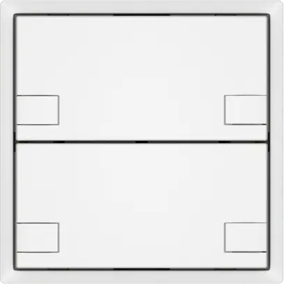 Universaltaster EDIZIO.liv UNI SNAPFIX® 5…48V o.LED 2× 2-Tbed.ws 