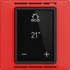 Thermostat d'ambiance EDIZIOdue F berry, avec écran, chauff.sol&conv. 