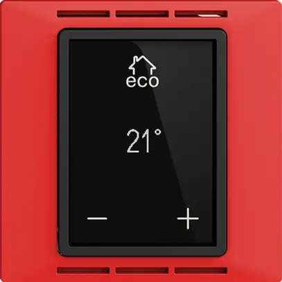 Thermostat d'ambiance EDIZIOdue F berry, avec écran, chauff.sol&conv. 