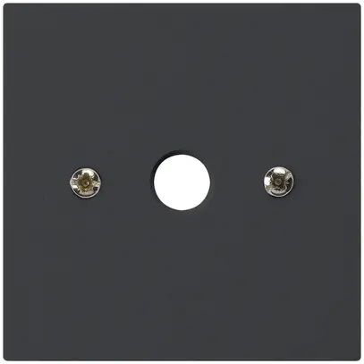 Placca frontale kallysto nero per 60×60 per scatola di raccordo 