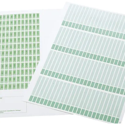 Feuille d'étiquettes ZKV201 