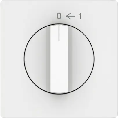 Contatto rotativo EDIZIO.liv SNAPFIX® 0<-1/1P con manopola girevole bi 