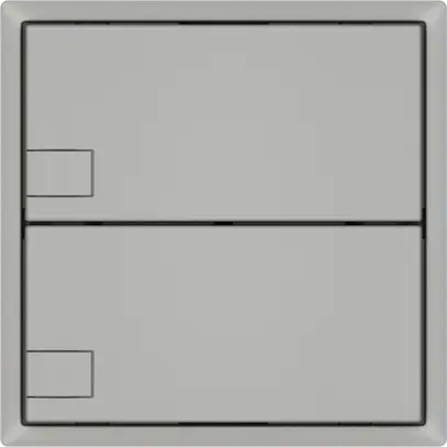 Poussoir universel EDIZIO.liv UNI SNAPFIX® 12…48V s.LED 2× comm.1T grc 