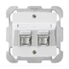 Kit di montaggio INC kallysto B cat.6 2RJ45/s bianco 