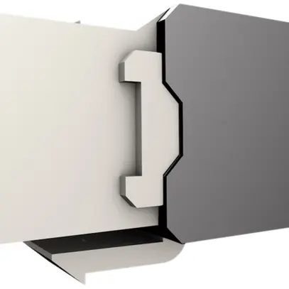 Module de raccordement RJ45 Cecoflex cat.6A Keystone, non blindé, blanc 