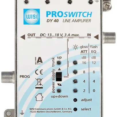 Amplificatore DY40 utilizzabile in cascata satposition 